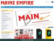 Tablet Screenshot of mainzempire.com